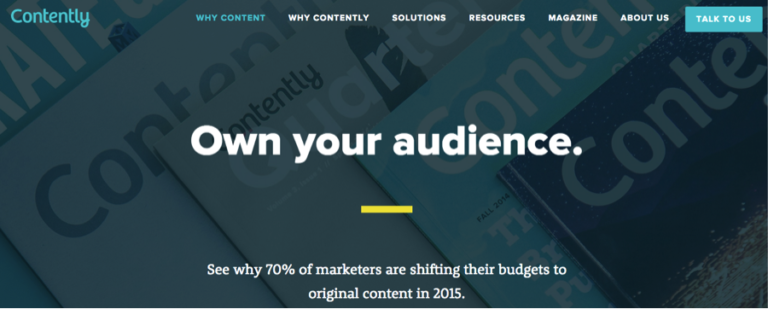 Own Your Audience - Contently