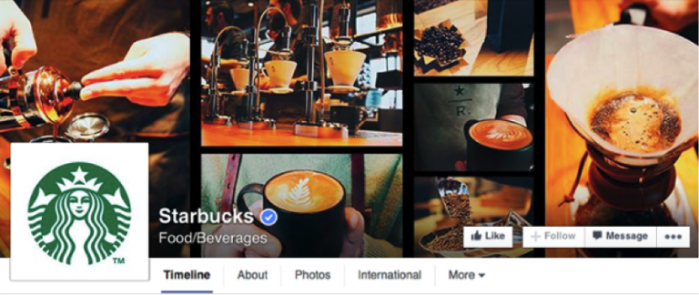 Starbucks Facebook Page