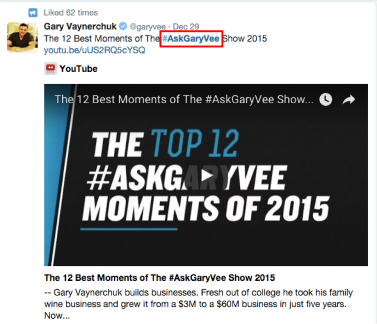 Ask Gary Vee Twitter hashtag