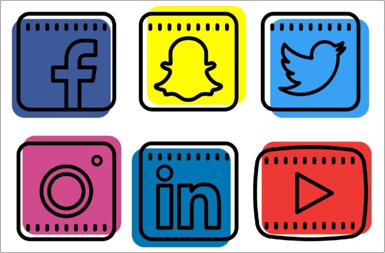 Social Media Platforms Logos